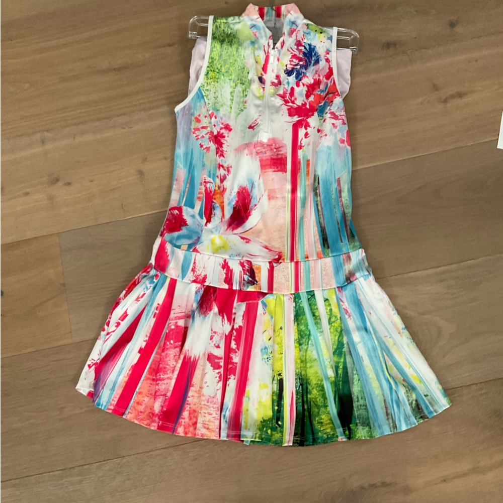 Vibrant Multicolor Floral Dress